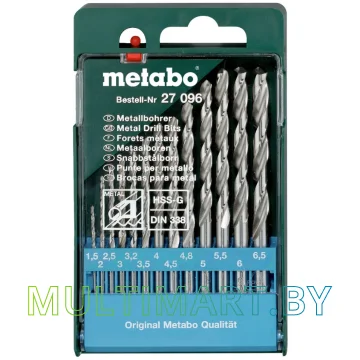 Набор сверл Metabo 627096000 (13 предметов)